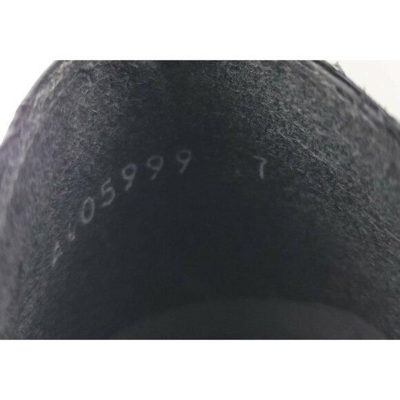 Stuart Weitzman Womens Block Heel Pumps Croc Embossed Black Leather Size 7 - Picture 5 of 10